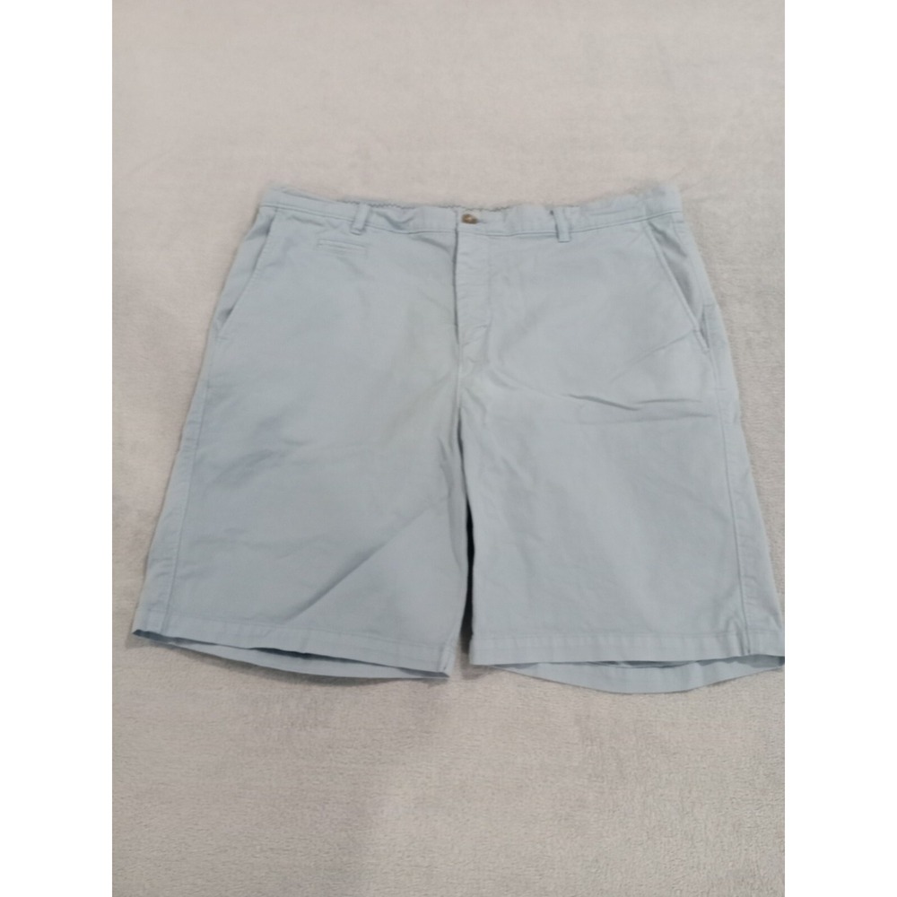 Johnnie O Shorts Mens 38 Blue Golf Khaki Chino Pockets Lightweight Preppy